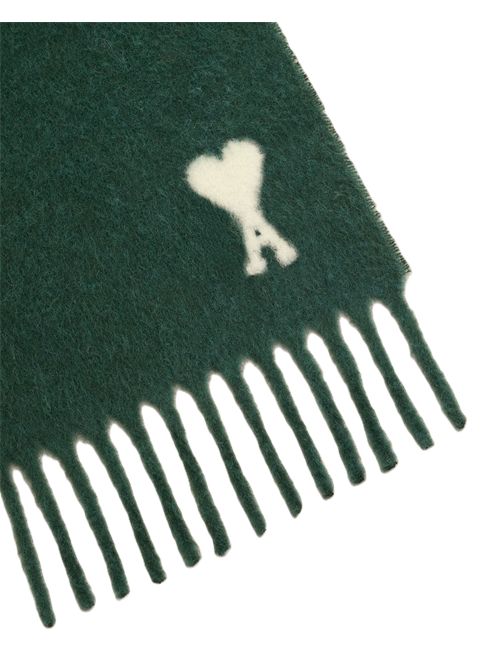 Sciarpa oversize in alpaca e pura lana. Ami Paris | USF673.AW0004.312 VERTBOUTEILLE